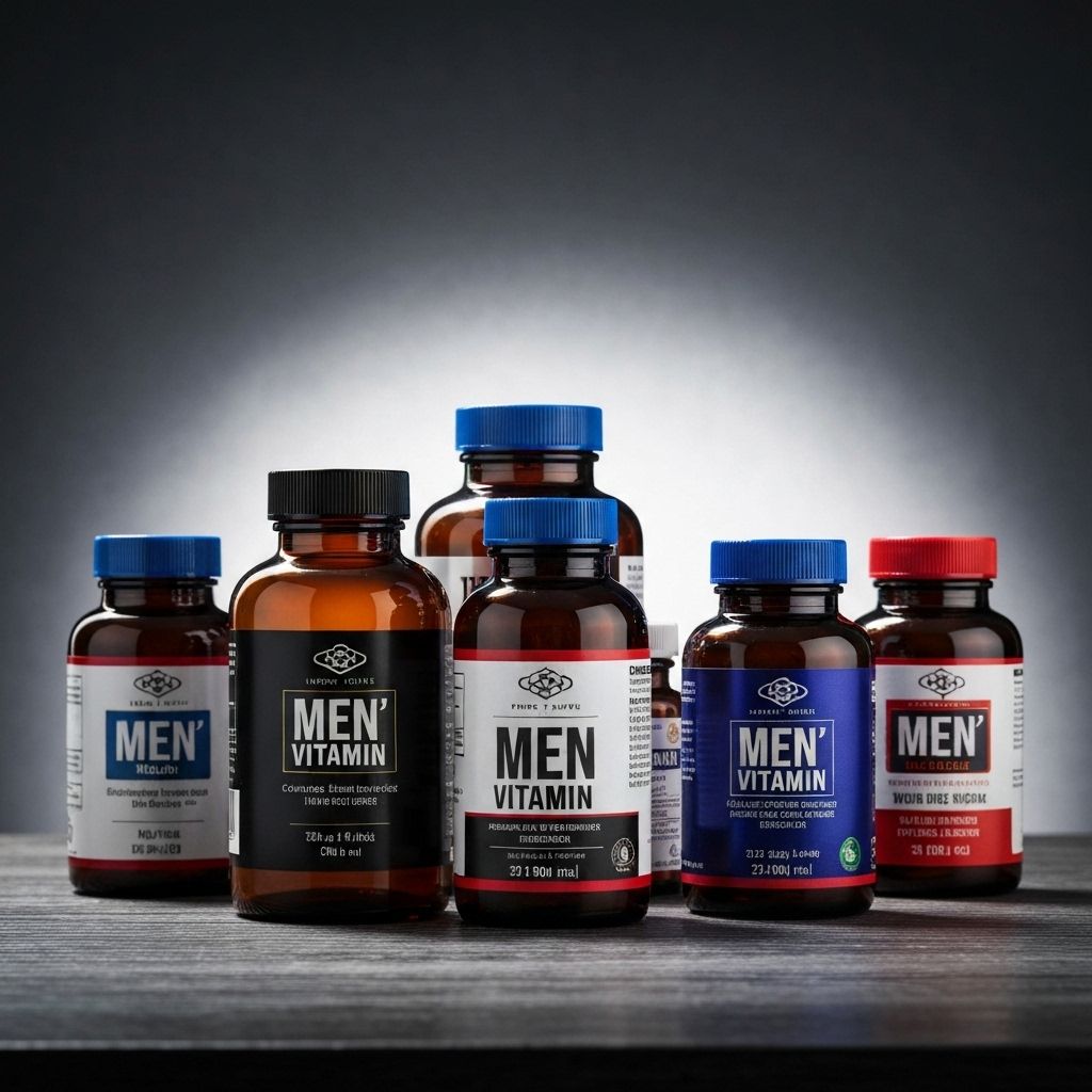 Men's supplements collection